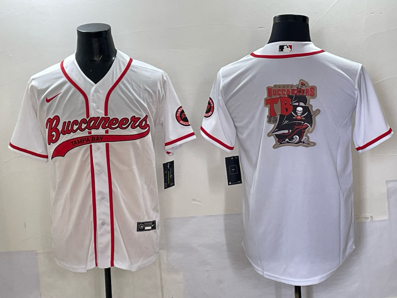 Men Tampa Bay Buccaneers blank white 2025 Nike NFL JERSEY 002